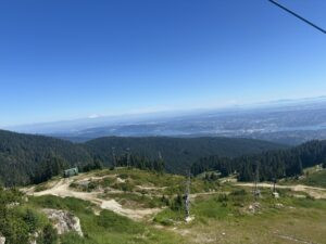 Utsikt på Grouse Mountain